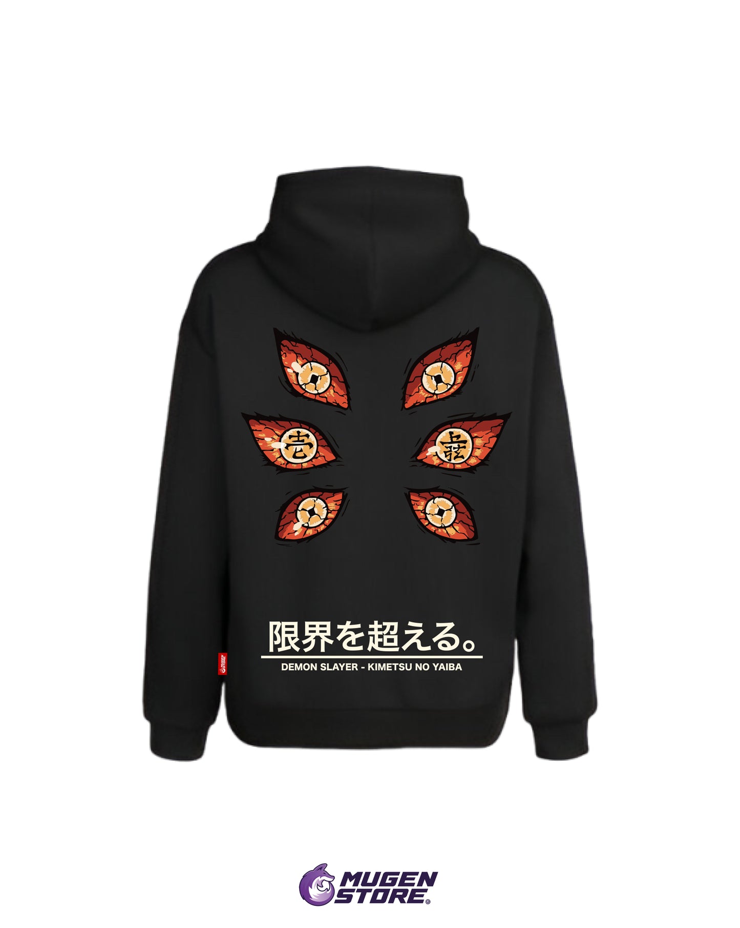 🌙 Hoodie Luna Superior – Demon Slayer 🌙
