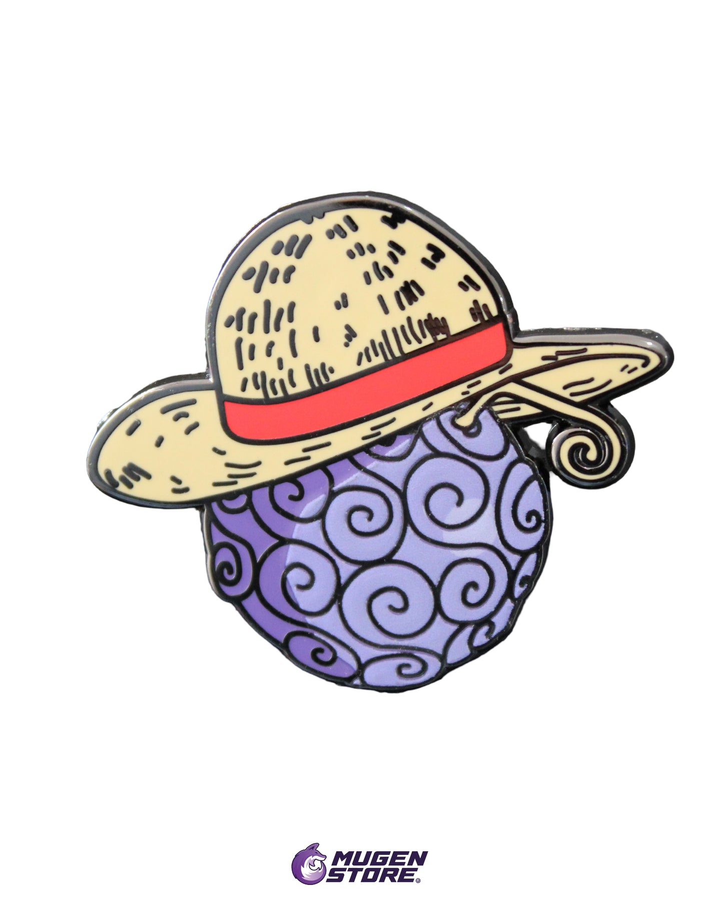 🏴☠️ Pin Sombrero de Paja & Gomu Gomu no Mi – El Sueño del Rey Pirata 🍇✨