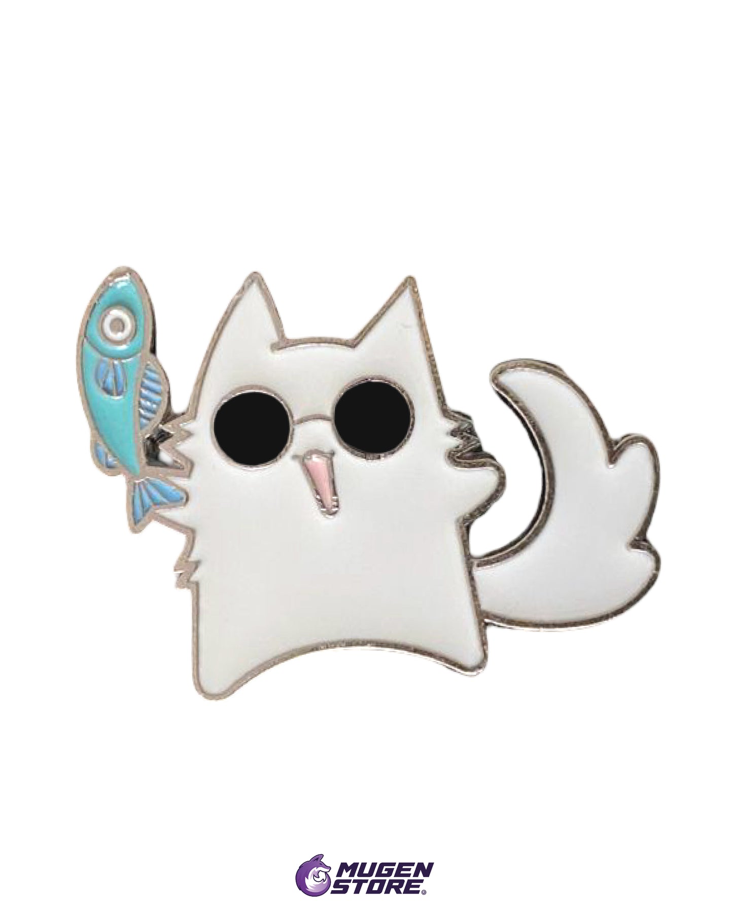 🐟 Pin Gato Maldición – Too Cute to Exorcise ⚡