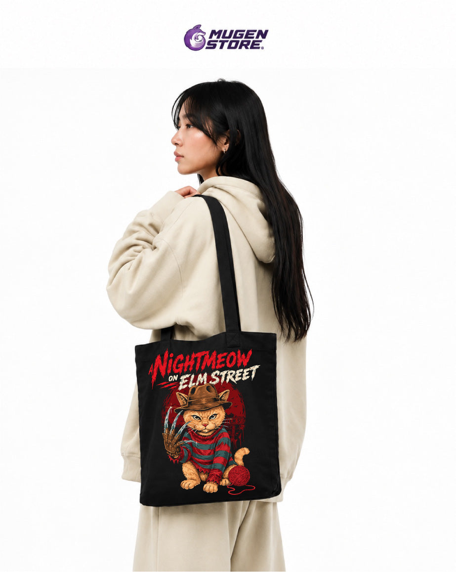 🐾 Tote Bag A Nightmeow On Elm Street