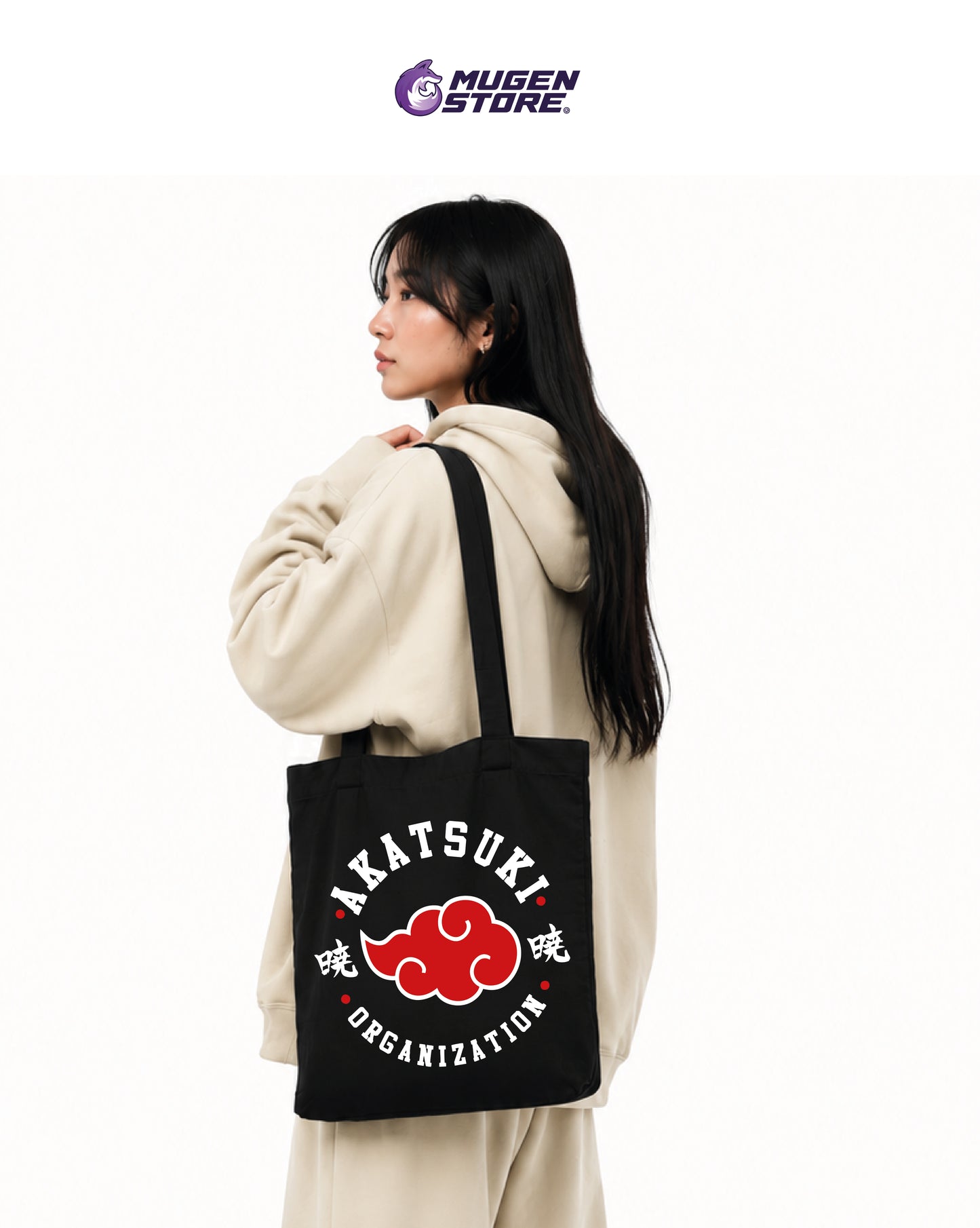 ☁️ Tote Bag Akatsuki Organization – Naruto Edition