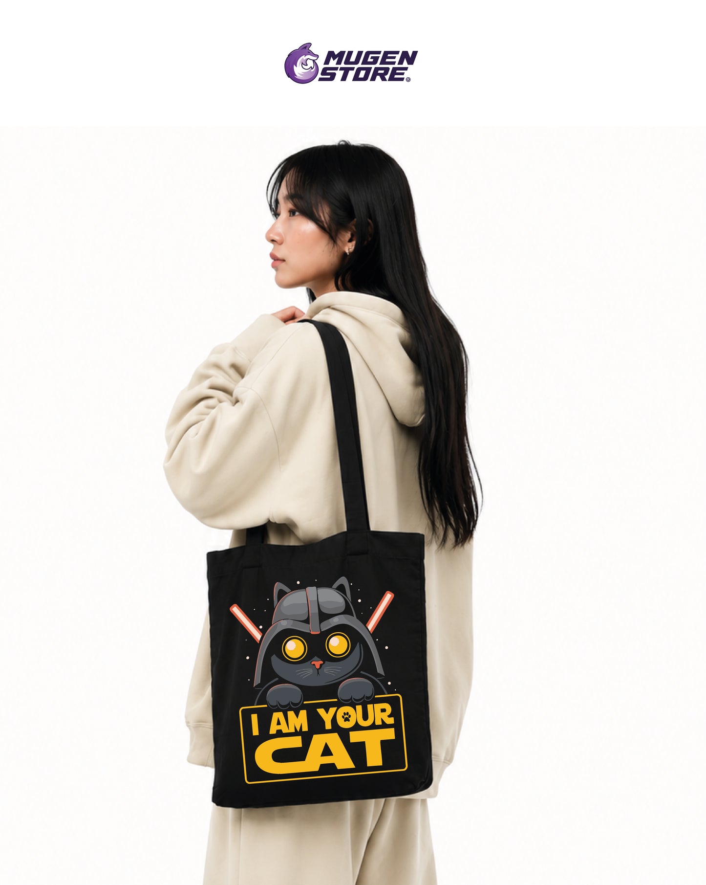 🐈⬛ Tote Bag I Am Your Cat – Galaxy Edition