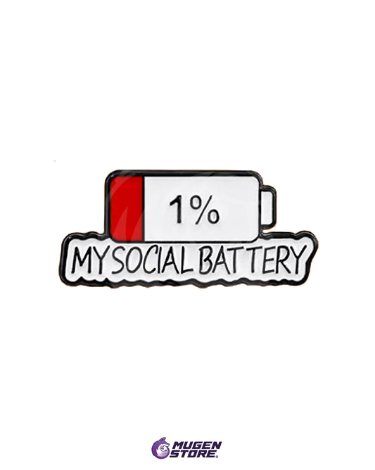 🔋 Pin “My Social Battery – 1%” 😩