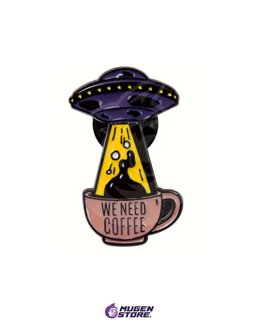 ☕ We Need Coffee Pin