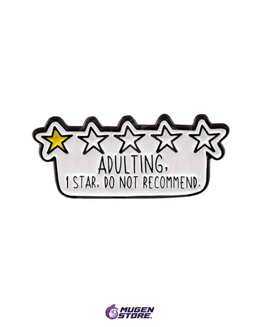 ⭐ Adulting: 1 Star, Do Not Recommend Pin
