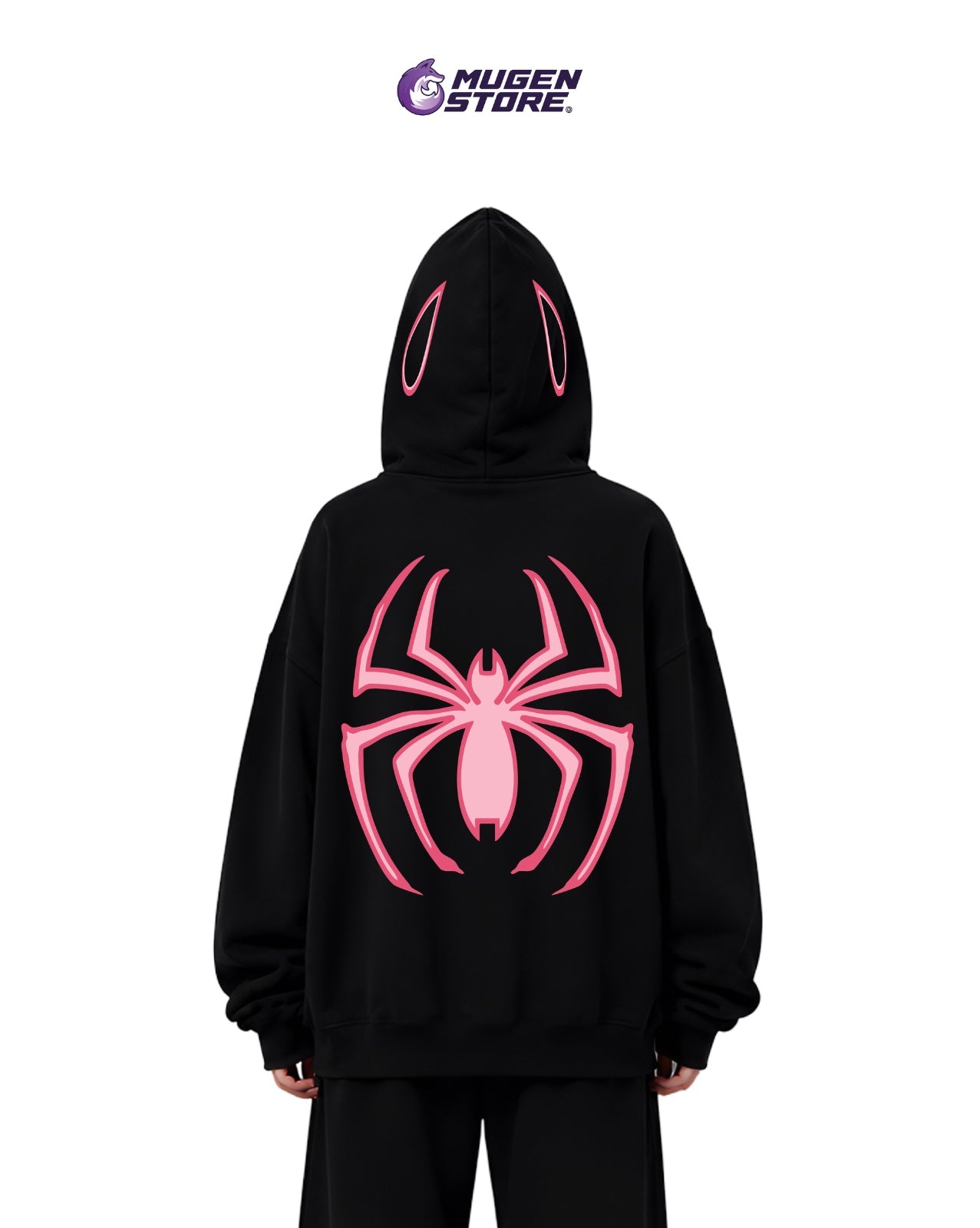 🕸️ HOODIE "DIMENSION-65" – GHOST-SPIDER EDITION