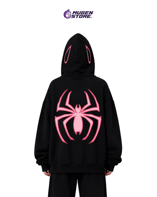 🕸️ HOODIE "DIMENSION-65" – GHOST-SPIDER EDITION