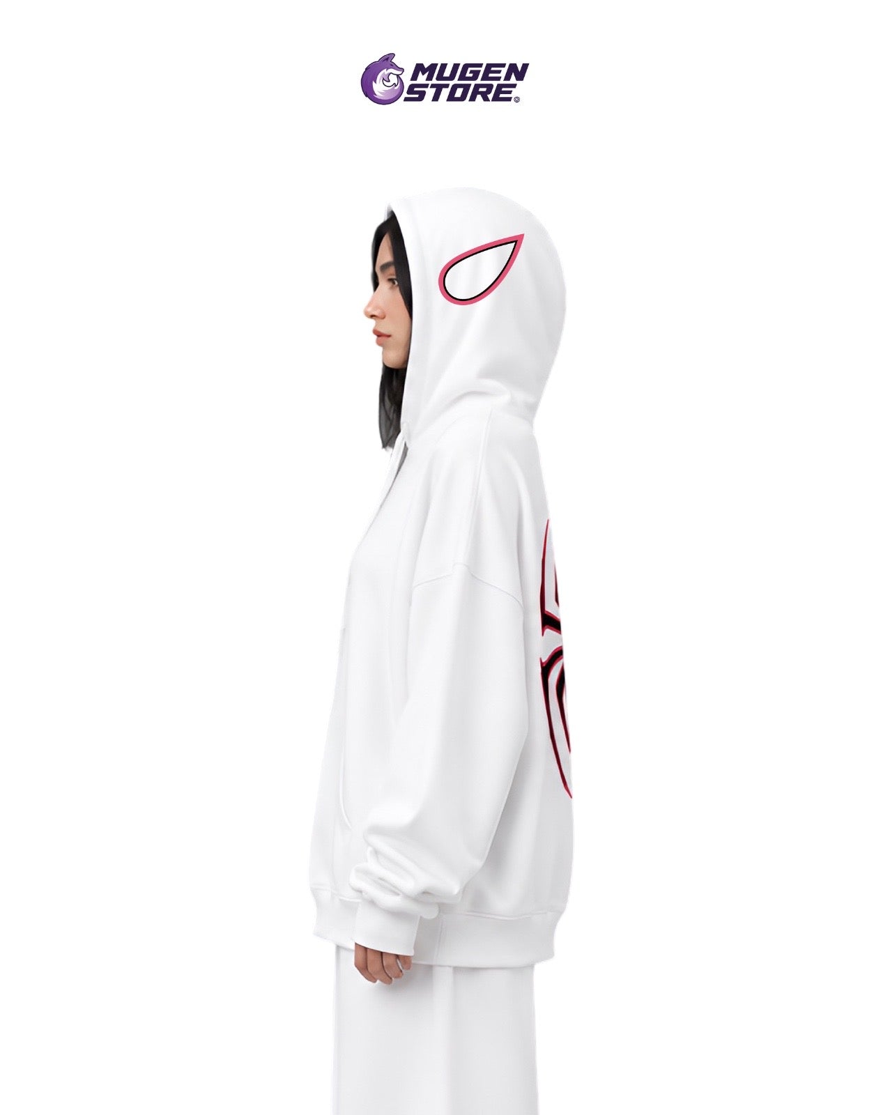 🕸️ HOODIE "NEON WEB" – GHOST-SPIDER EDITION (BLANCO)