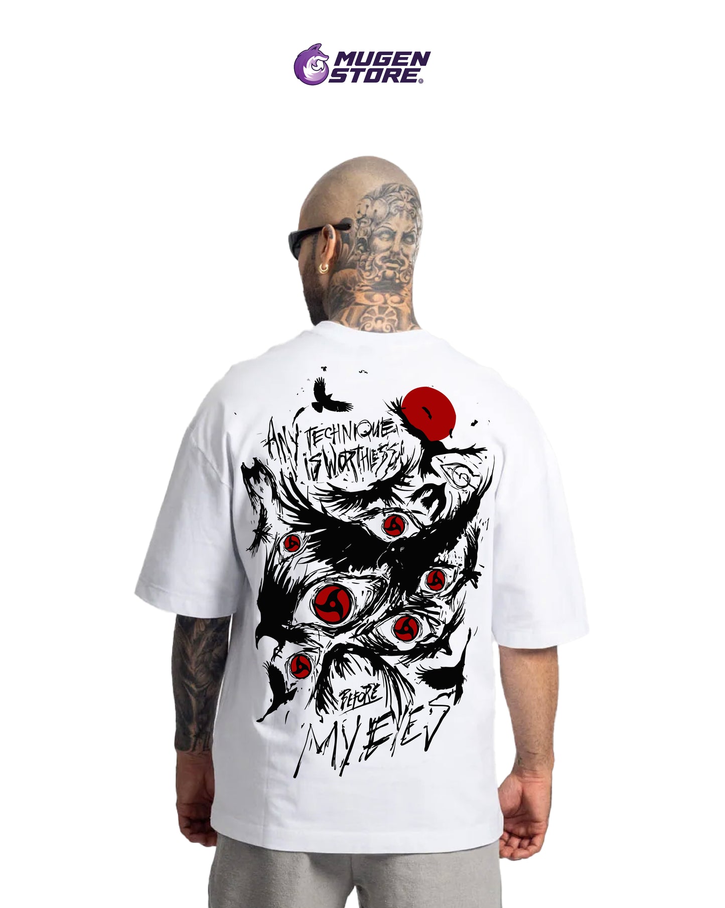 👁️ Camiseta “Tsukuyomi’s Verdict” – Naruto Edition (Back Print)