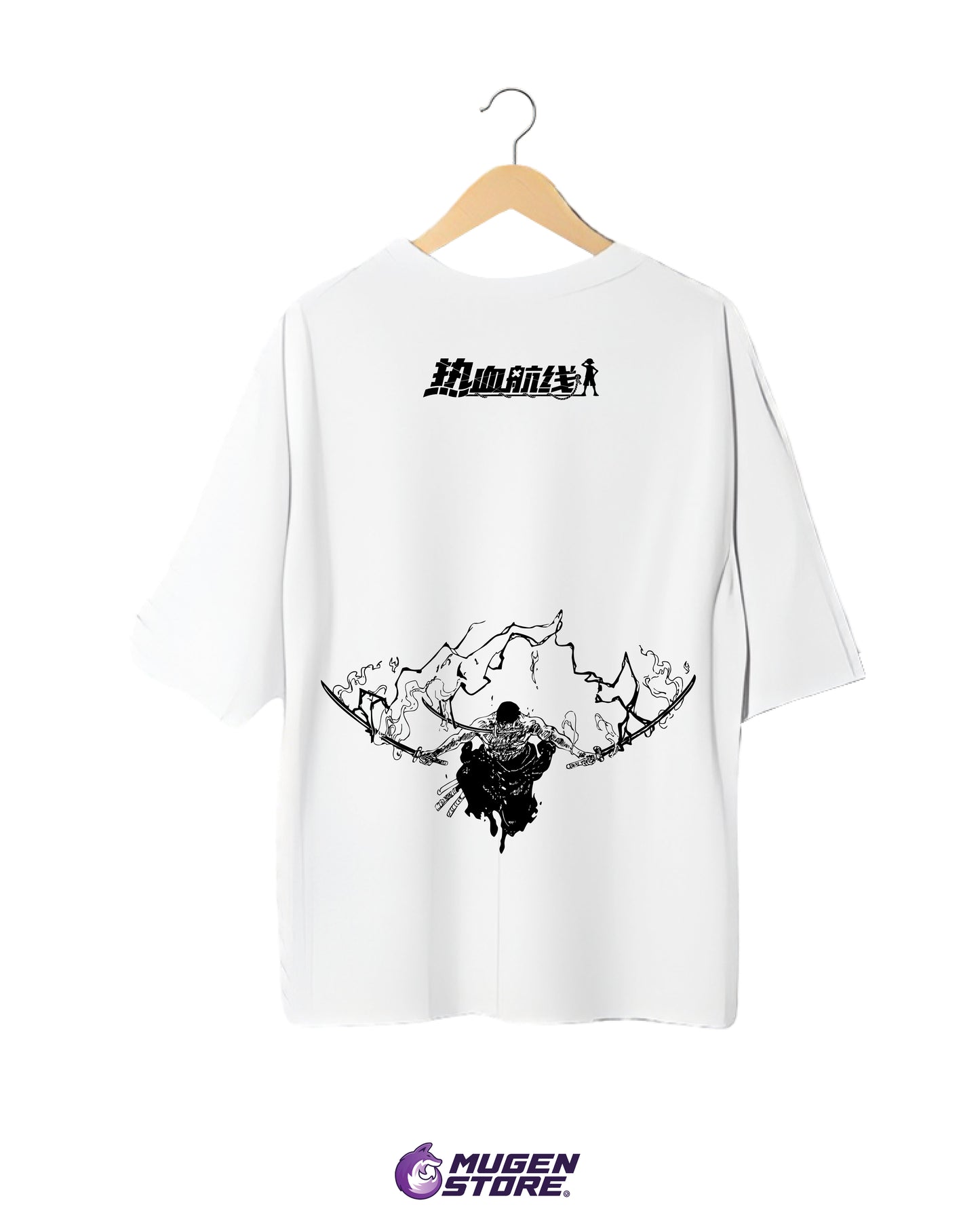 ⚔️ Camiseta “King of Hell” – One Piece Edition (Back Print)