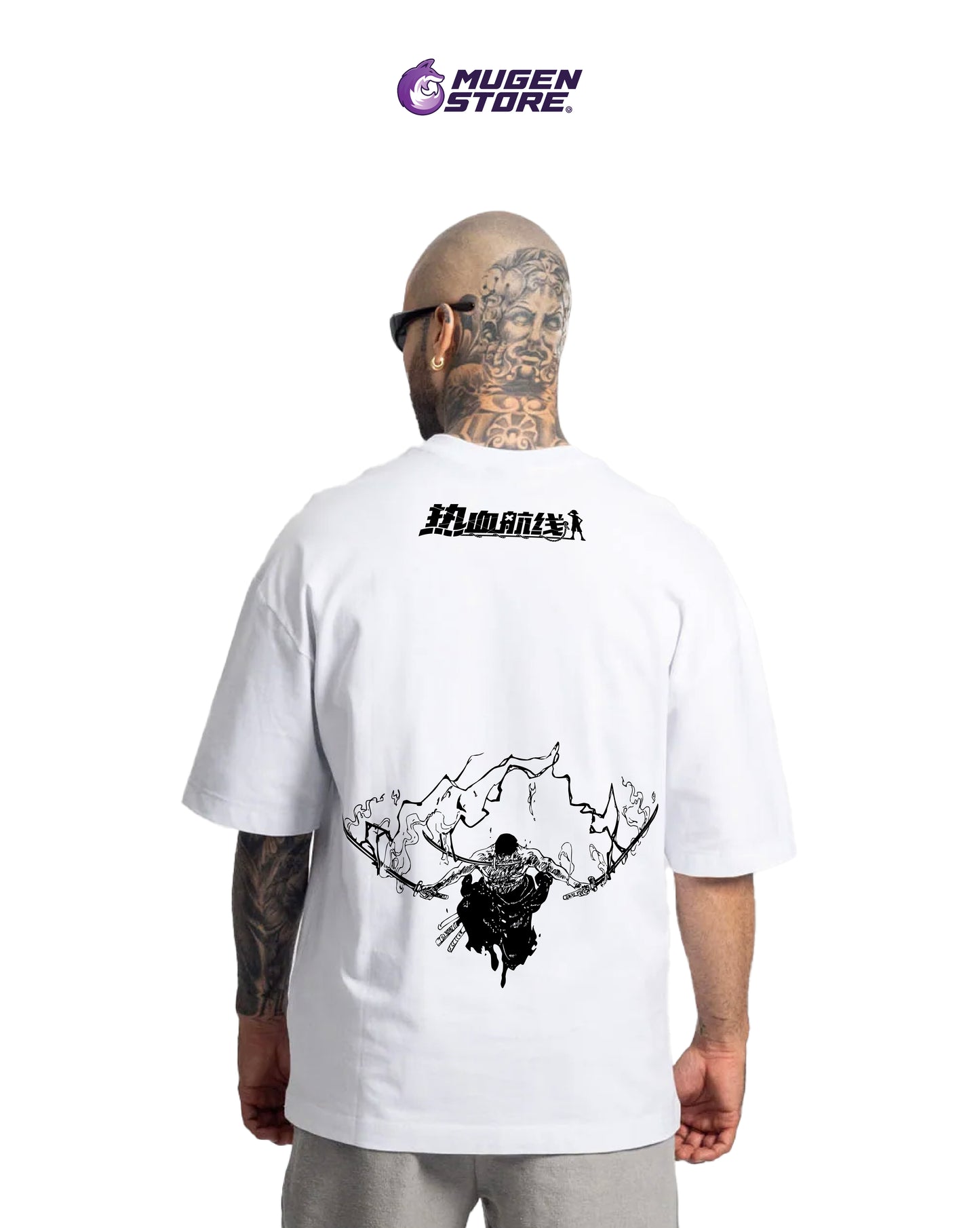 ⚔️ Camiseta “King of Hell” – One Piece Edition (Back Print)