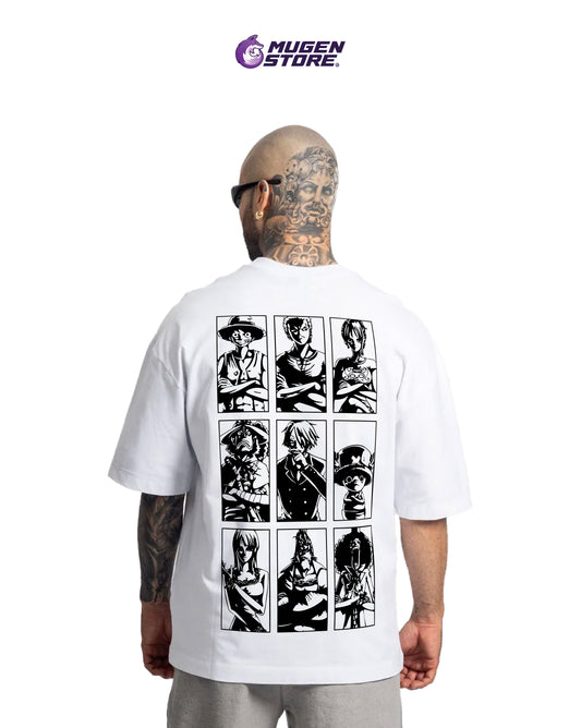 🏴‍☠️ Camiseta “Straw Hat Crew” – One Piece Edition
