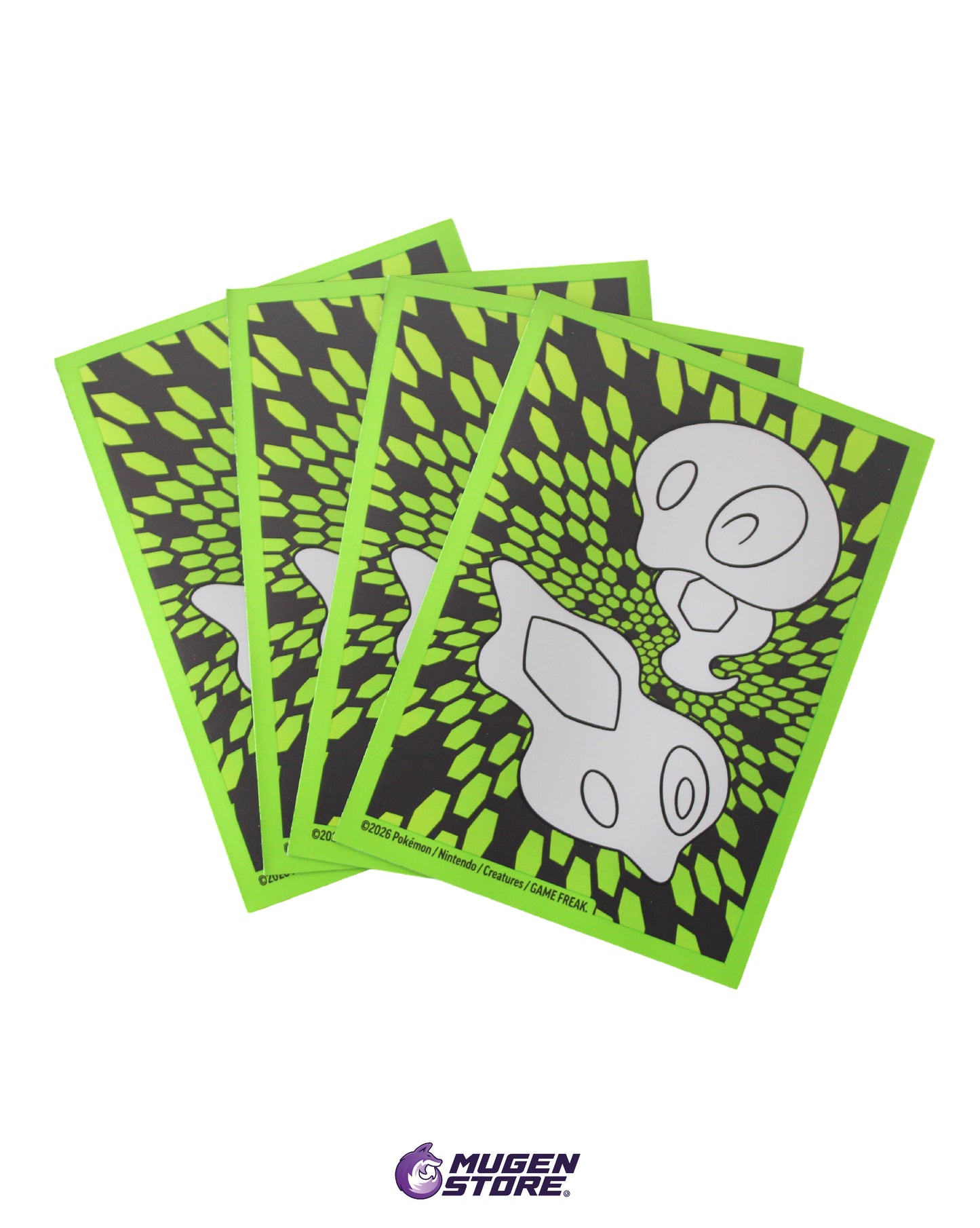 🟢⚫ Sleeves para Cartas Pokémon – Diseño Zygarde Core ⚫🟢