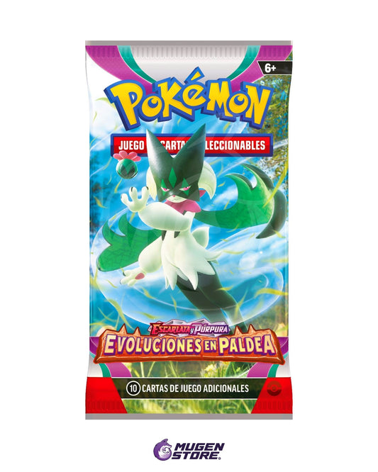 🃏 Sobres Pokémon TCG – Escarlata y Púrpura: Evoluciones en Paldea - Español