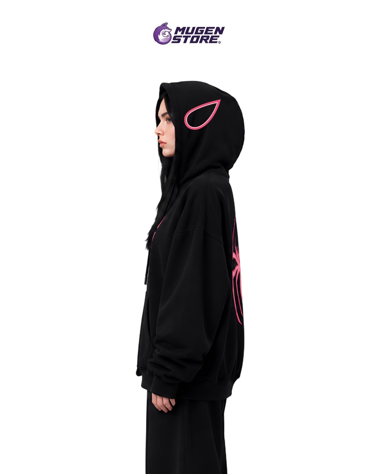 🕸️ HOODIE "DIMENSION-65" – GHOST-SPIDER EDITION