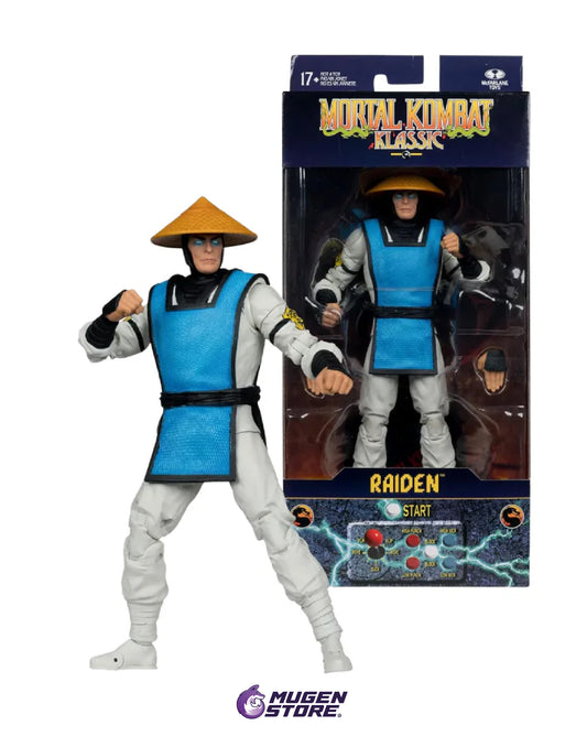 RAIDEN FIGURA DE ACCIÓN COLECCIONABLE DE MORTAL KOMBAT KLASSIC – MCFARLANE TOYS