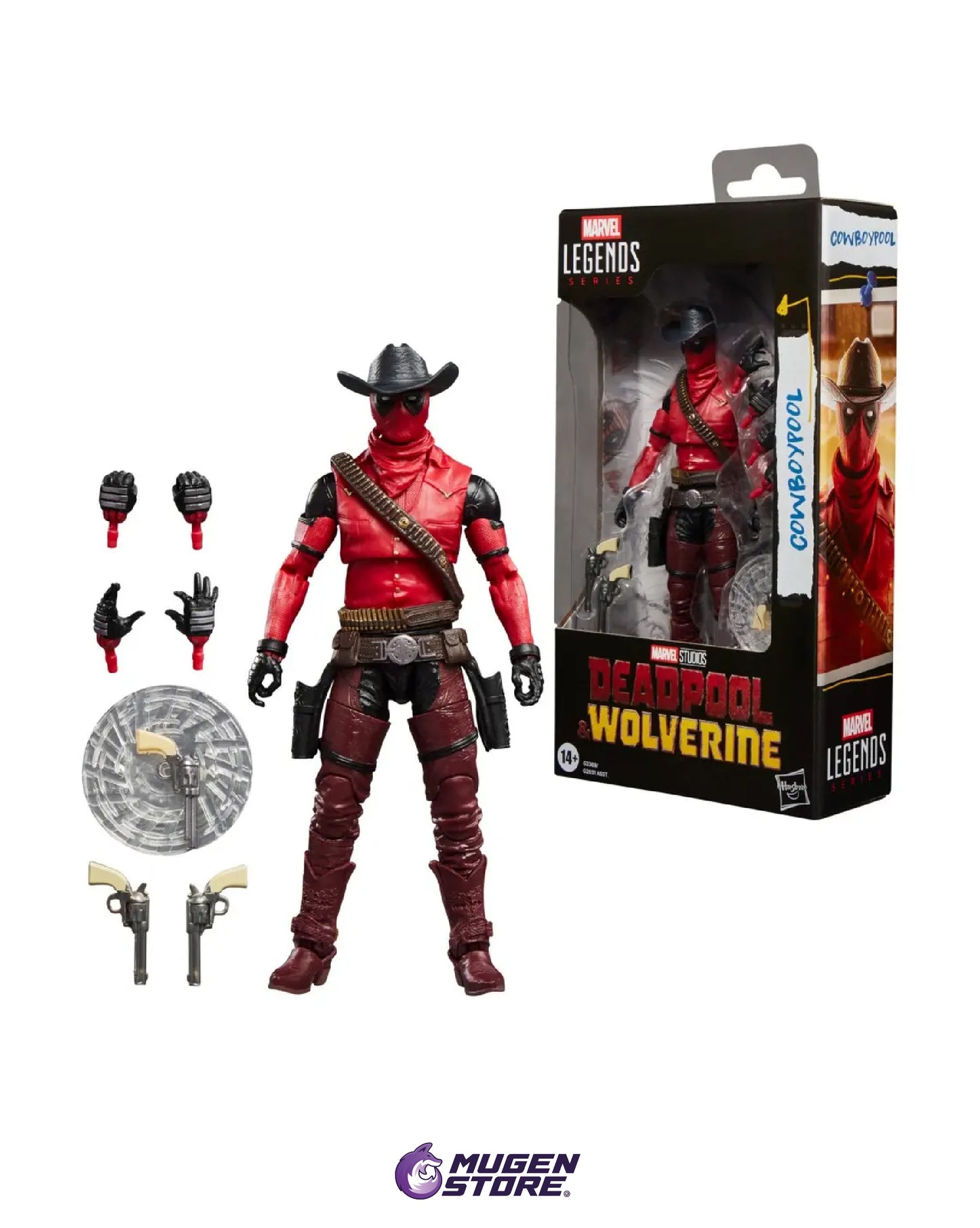 COWBOY DEADPOOL FIGURA DE ACCIÓN COLECCIONABLE – MARVEL LEGENDS SERIES