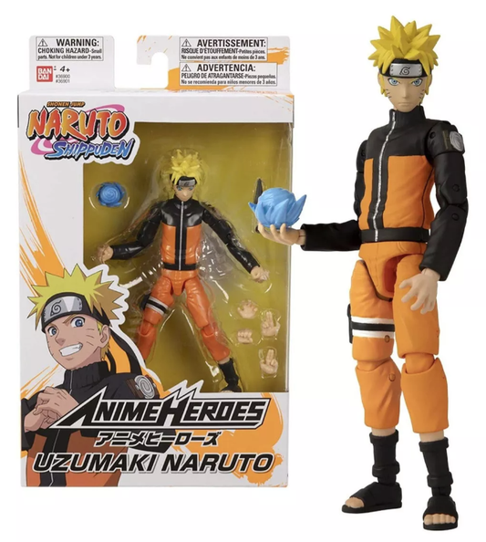 Naruto Uzumaki Batalla Final Anime Heroes Bandai