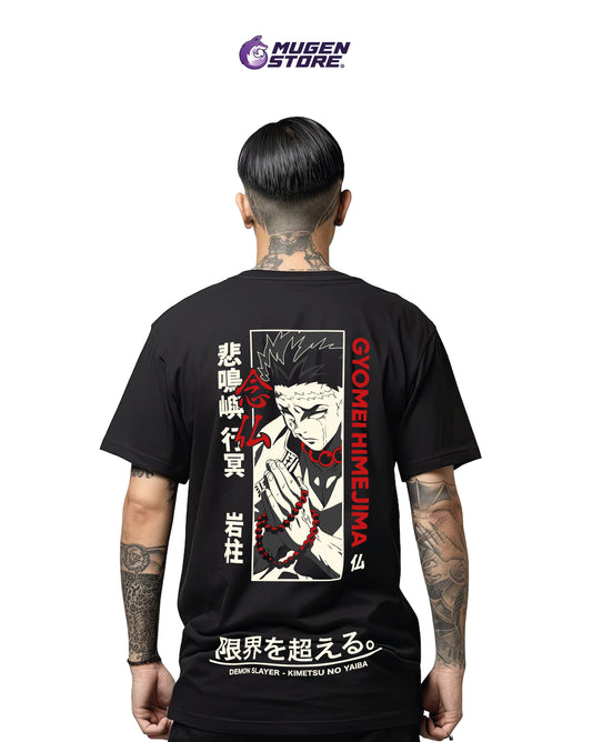 🪨 Camiseta Gyomei Himejima – Pilar de la Roca | Hashira N° 01