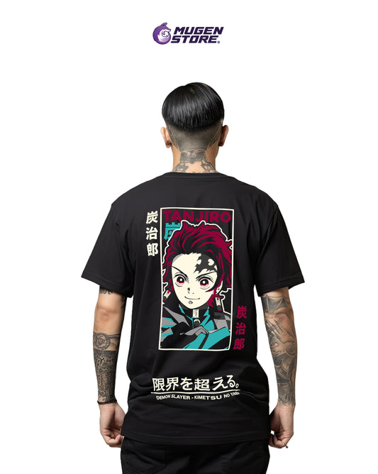 🌊 Camiseta Tanjiro Kamado – Espíritu del Agua y Fuego | Demon Slayer
