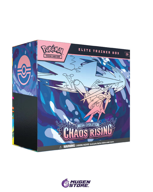 Elite Trainer Box Pokémon TCG: Mega Evolution – Chaos Rising 💥
