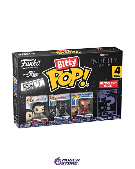 🦸 Bitty Pop! Marvel Infinity Saga 4-Pack Funko