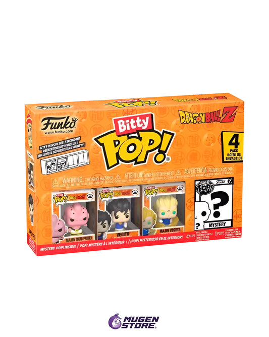 🔥 Bitty Pop! Dragon Ball Z 4 Pack – Majin Buu, Vegito y Majin Vegeta