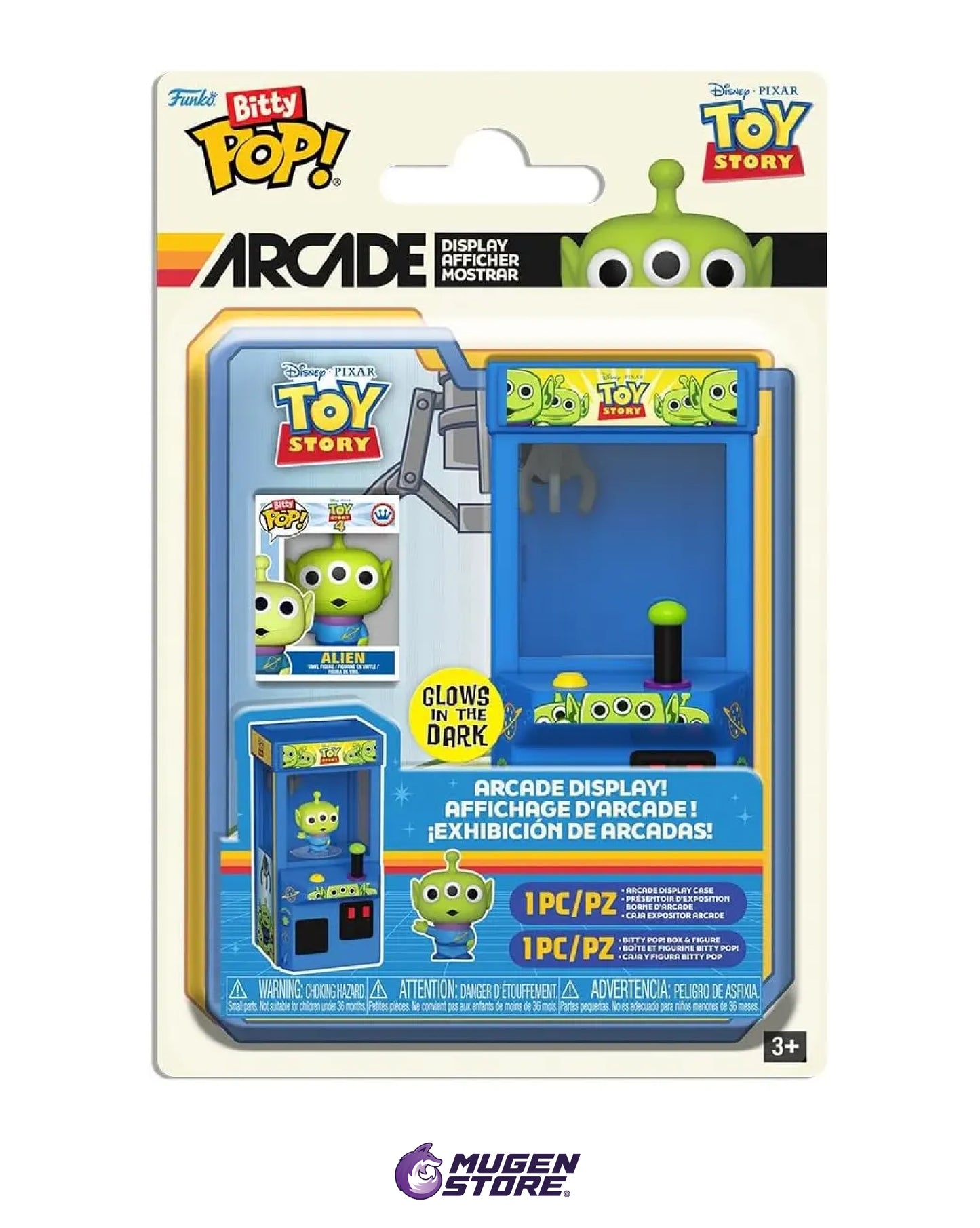 👽 Bitty Pop! Arcade Toy Story Alien (Glow in the Dark) 👽
