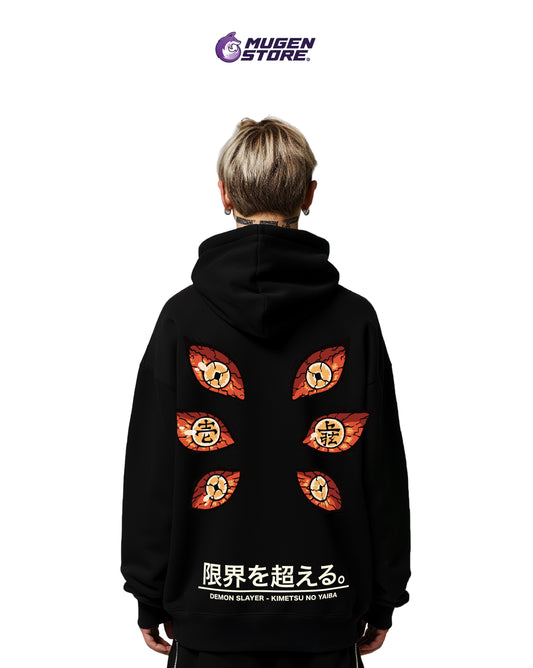 🌙 Hoodie Luna Superior – Demon Slayer 🌙