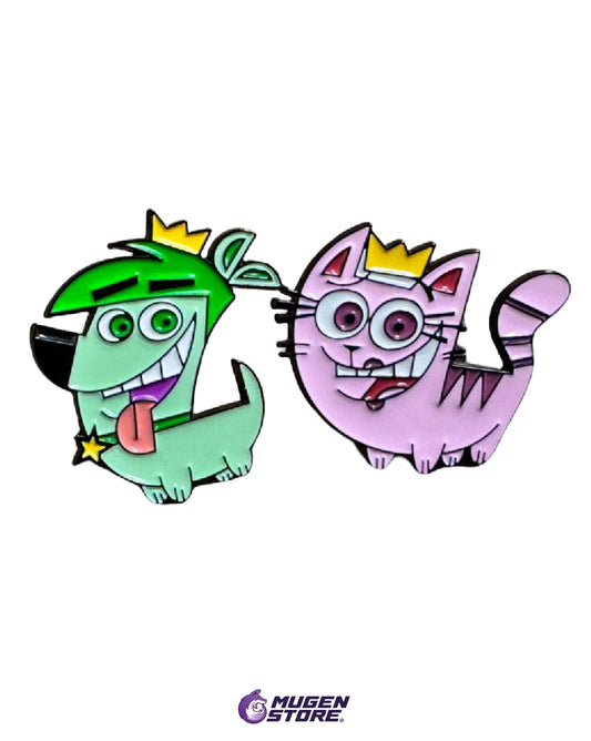 ✨ Pin Cosmo y Wanda – “Padrinos Mágicos en Modo Caótico” 🪄💚💖