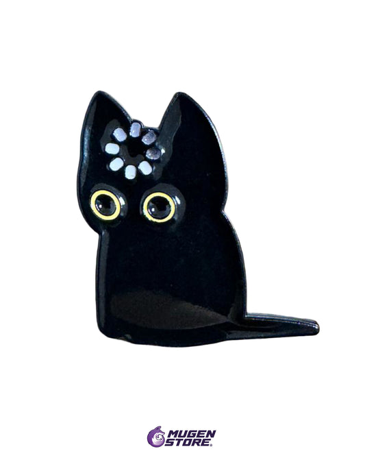 🐈‍⬛ Pin Gato Negro – Demasiado Cute para Traer Mala Suerte ✨🖤