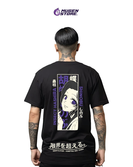 🦋 Camiseta Shinobu Kocho – Pilar del Insecto | Hashira N° 07