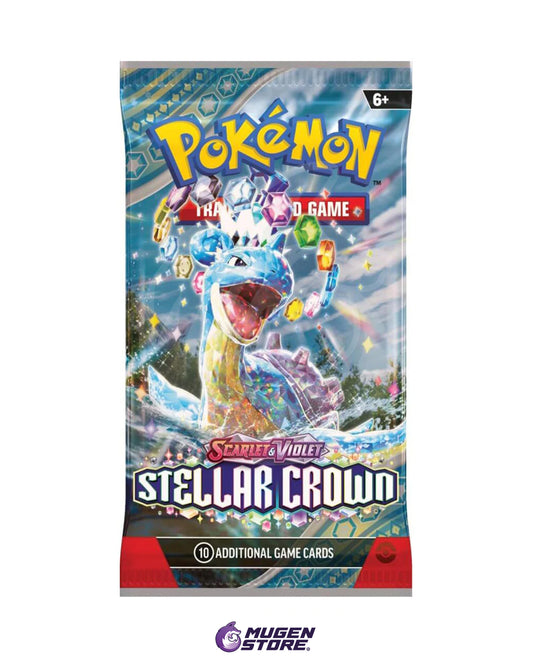 ✨ Pokémon TCG: Scarlet & Violet – Stellar Crown Booster Pack (10 Cartas) - Inglés 👑