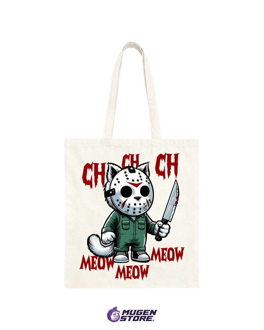🔪 Tote Bag Jason Meow (Viernes 13)