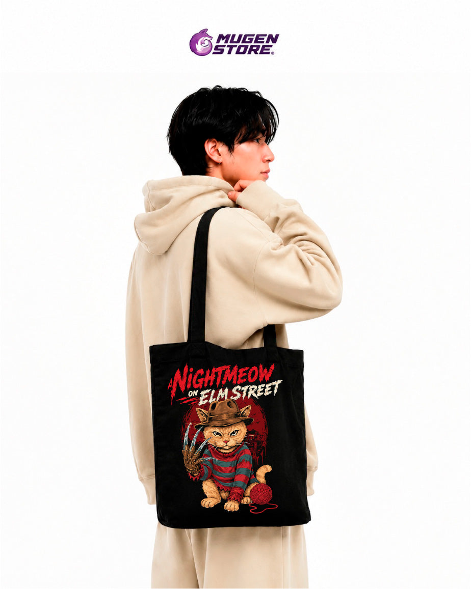🐾 Tote Bag A Nightmeow On Elm Street
