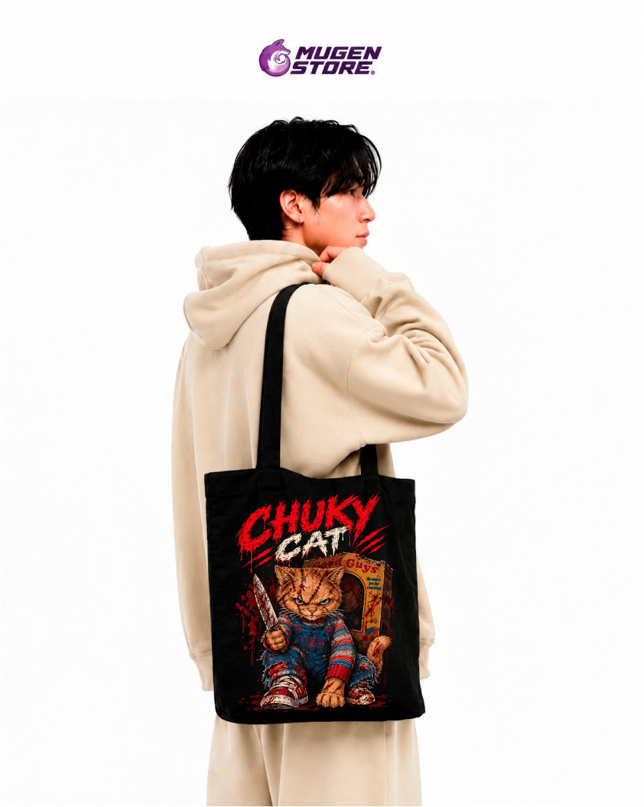 🔪 Tote Bag Chuky Cat
