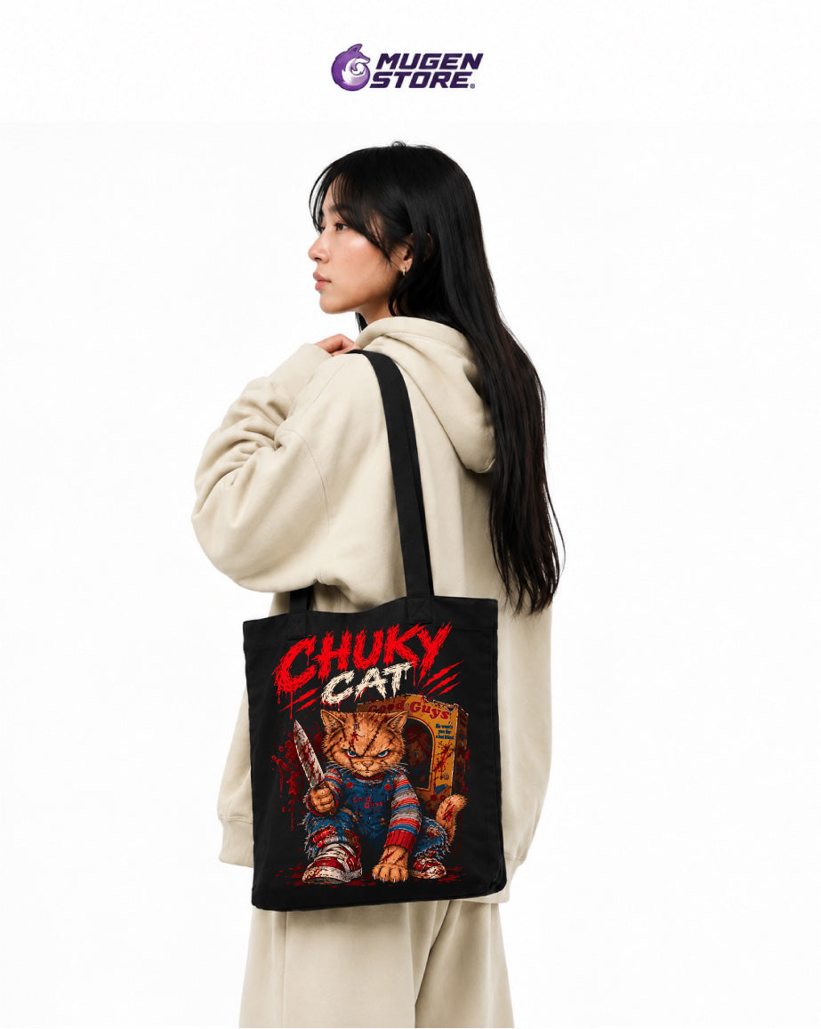 🔪 Tote Bag Chuky Cat