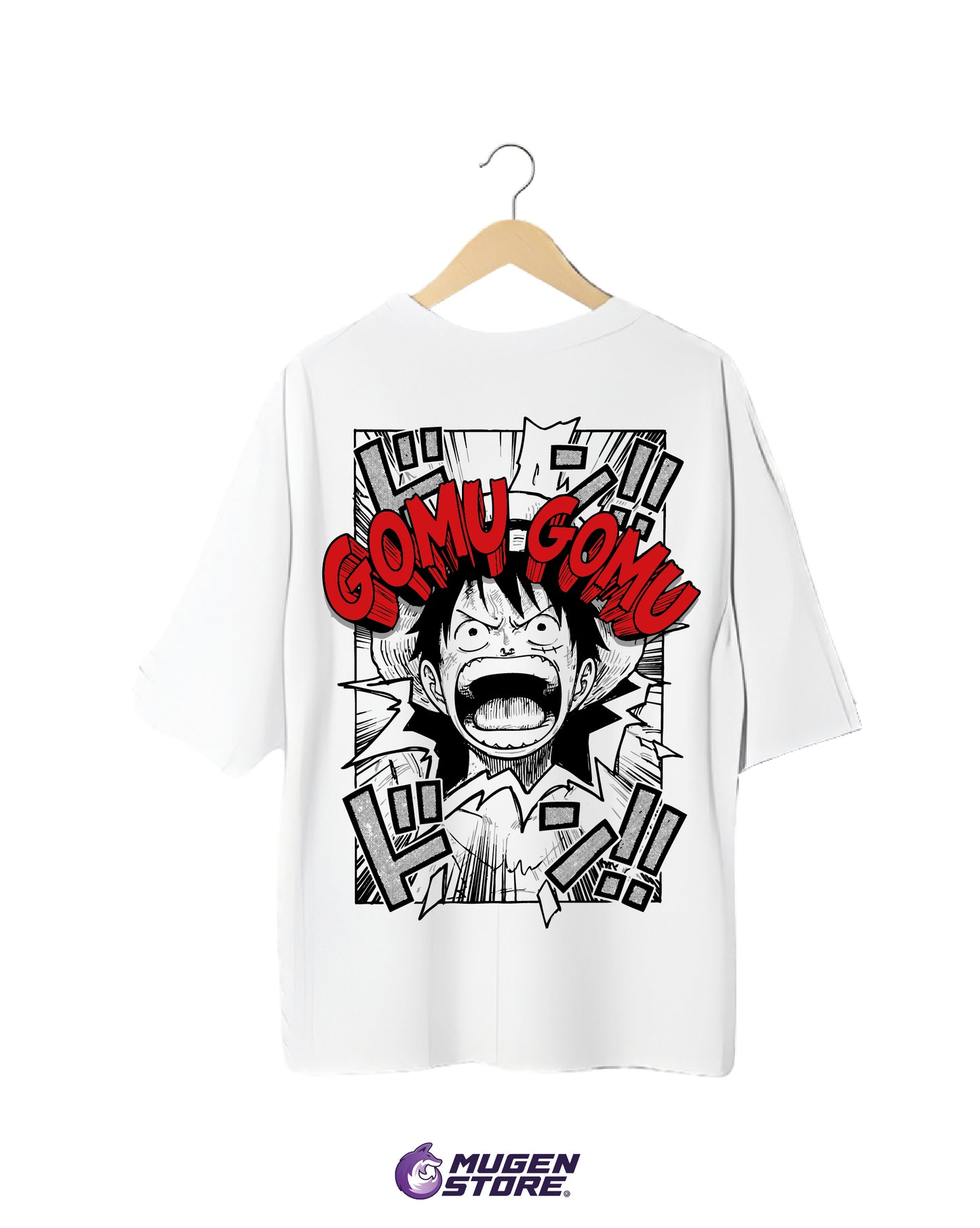 🏴‍☠️ OVERSIZED T-SHIRT "GOMU GOMU" – LUFFY EDITION