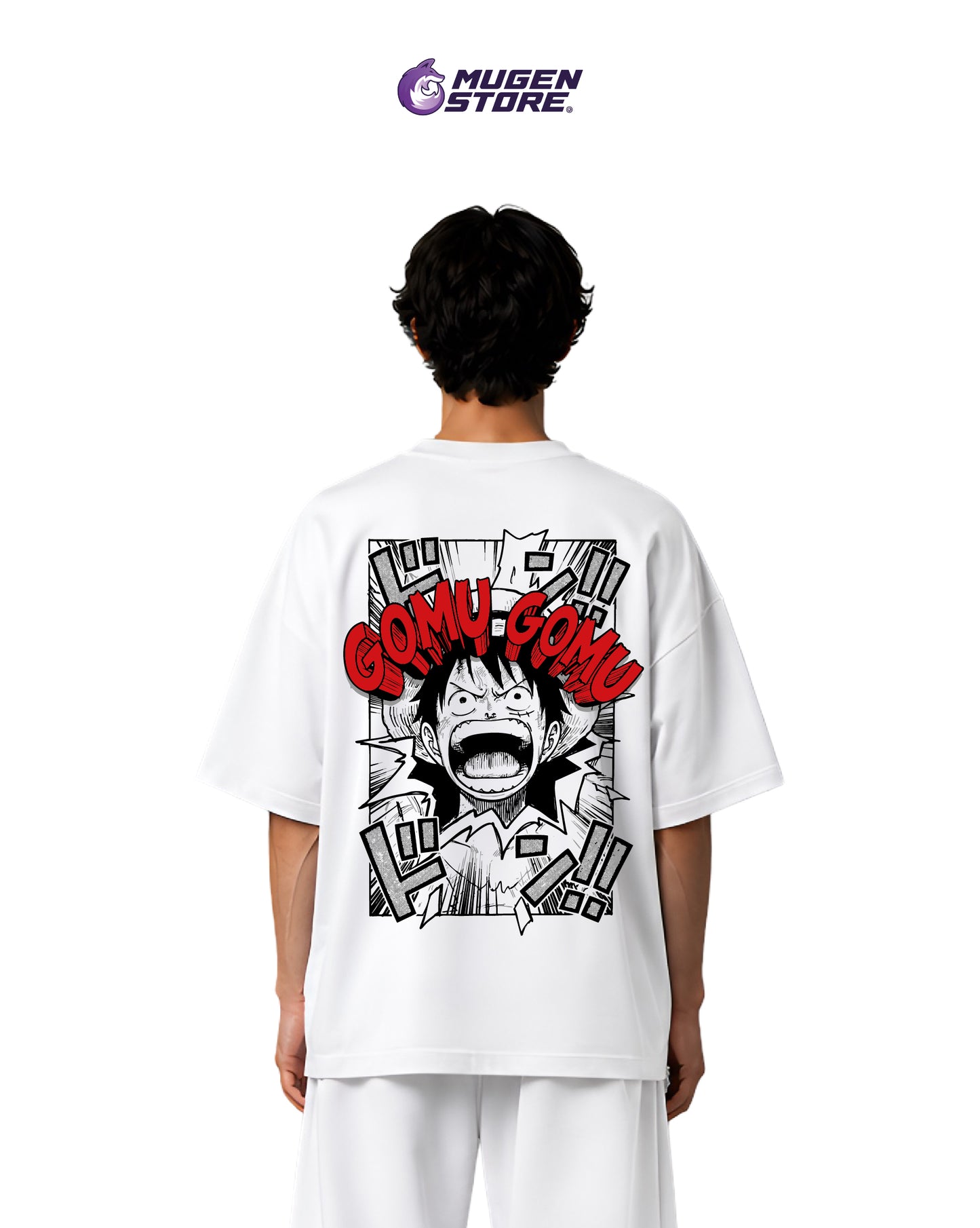 🏴‍☠️ OVERSIZED T-SHIRT "GOMU GOMU" – LUFFY EDITION