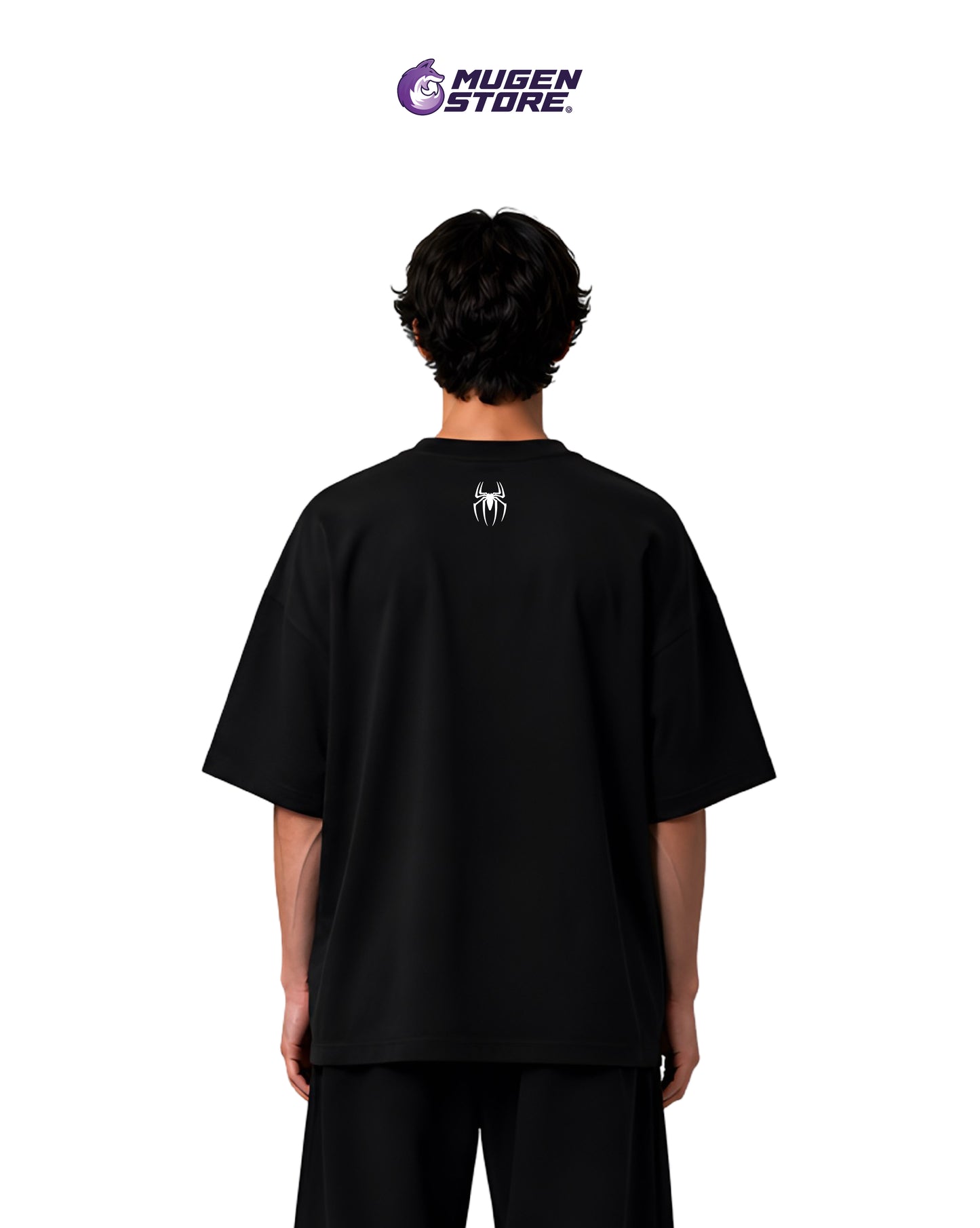 🕸️ Camiseta Oversize Scarlet Spider Emblem – Black Edition