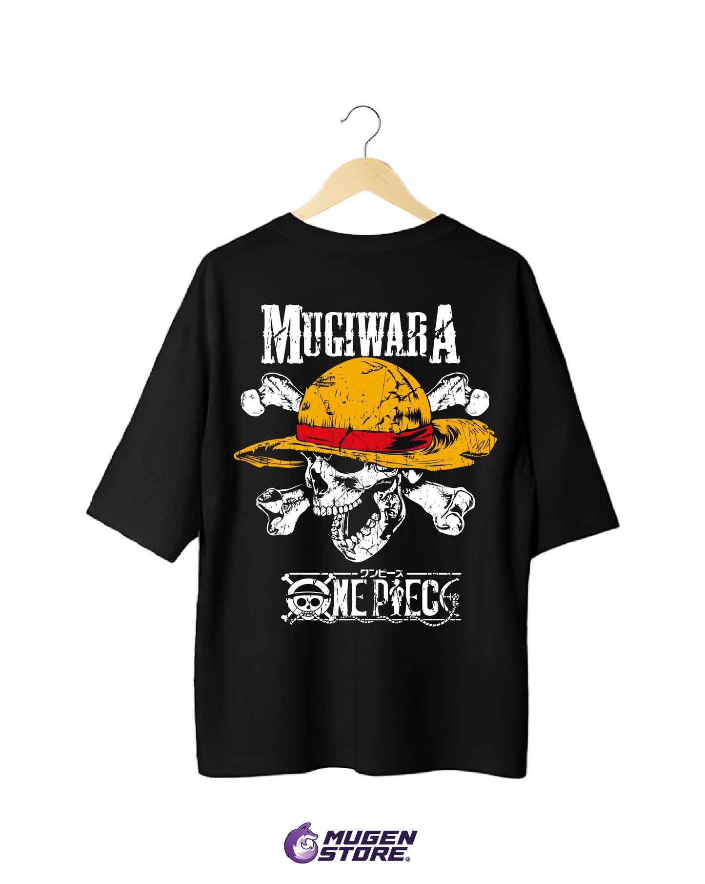 🏴‍☠️ OVERSIZED T-SHIRT "MUGIWARA" – STRAW HAT CREW EDITION