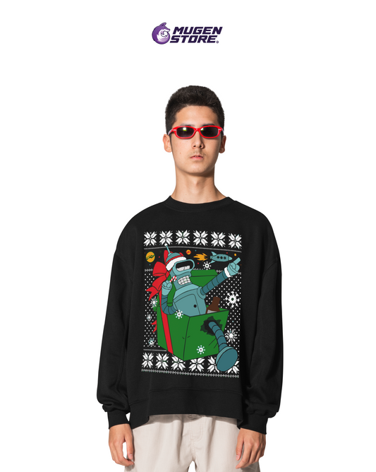🎄 Hoodie “Bender Christmas Mode” | Futurama