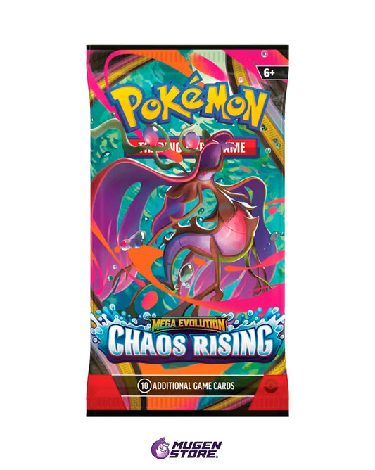 SOBRE POKÉMON TCG MEGA EVOLUTION: CHAOS RISING - INGLÉS