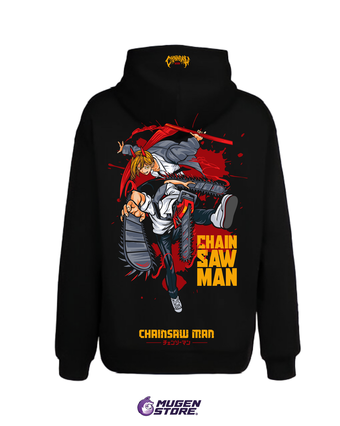 ⚔️ Hoodie Chainsaw Man – Denji en Batalla | Edición Limitada