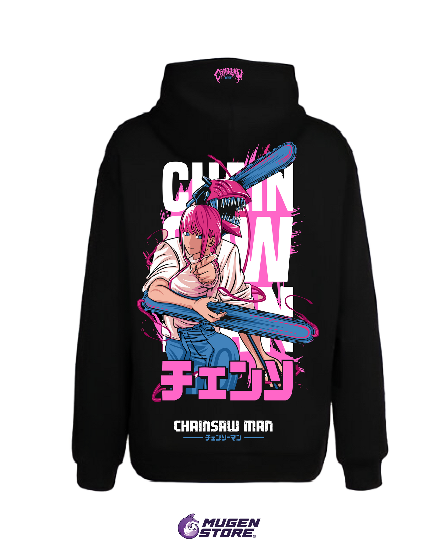 🔪 Hoodie Chainsaw Man – Power Desatada | Edición Limitada