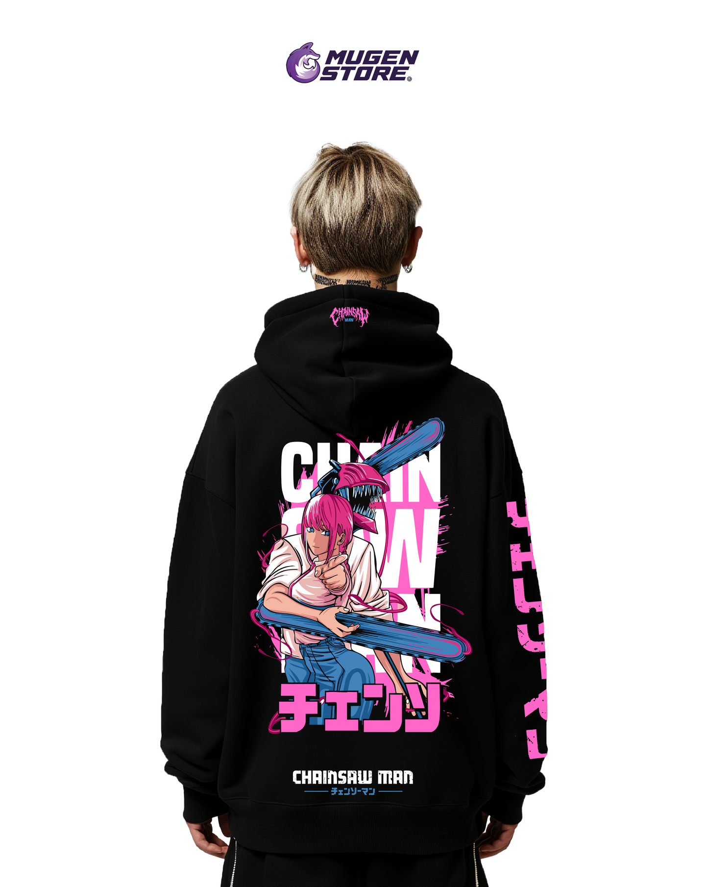 🔪 Hoodie Chainsaw Man – Power Desatada | Edición Limitada