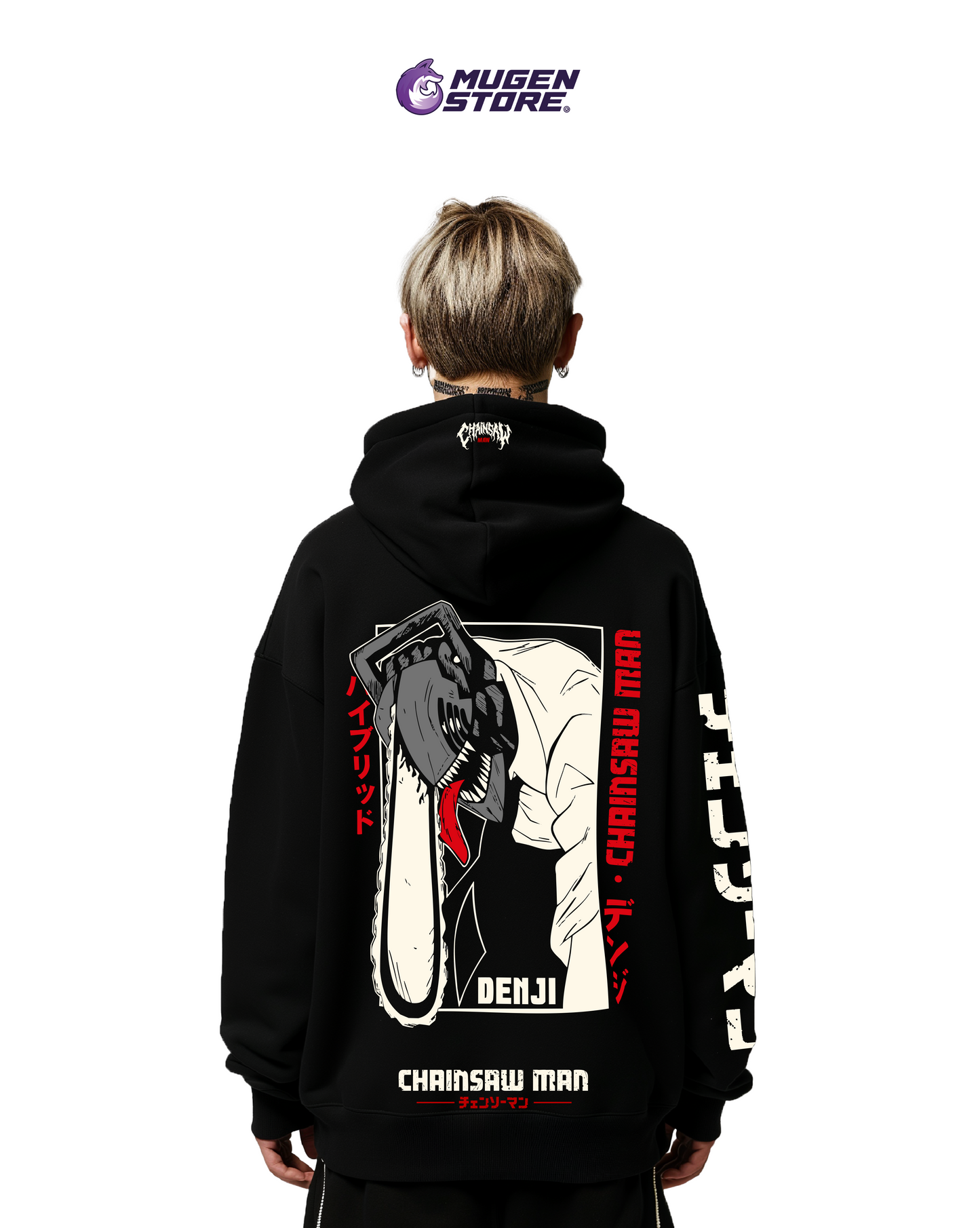 🪚 Hoodie Chainsaw Man – Denji Híbrido | Edición Especial