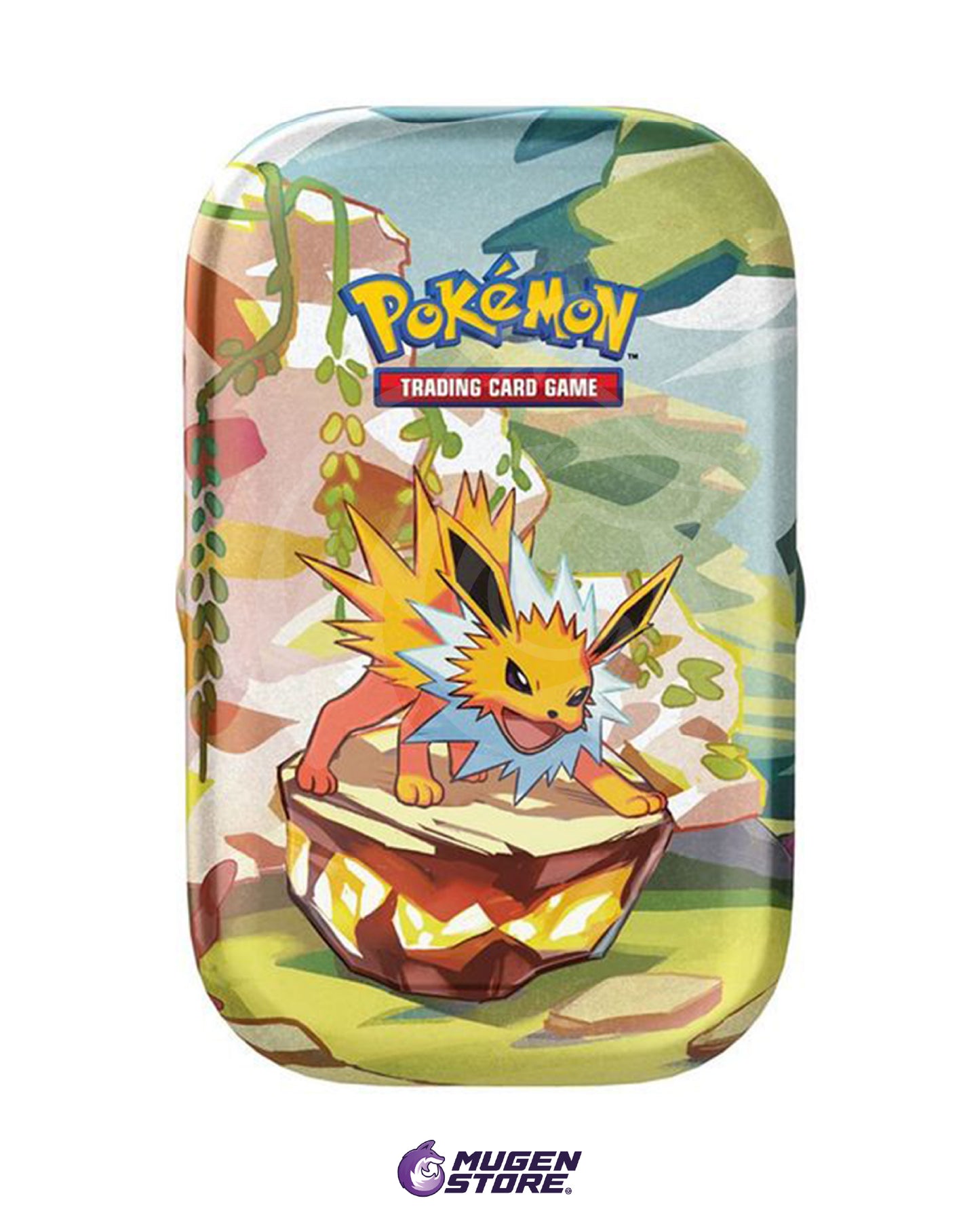 🌈✨ Pokémon TCG: Eevee & Evoluciones – Minilata Coleccionable | Español 🧲