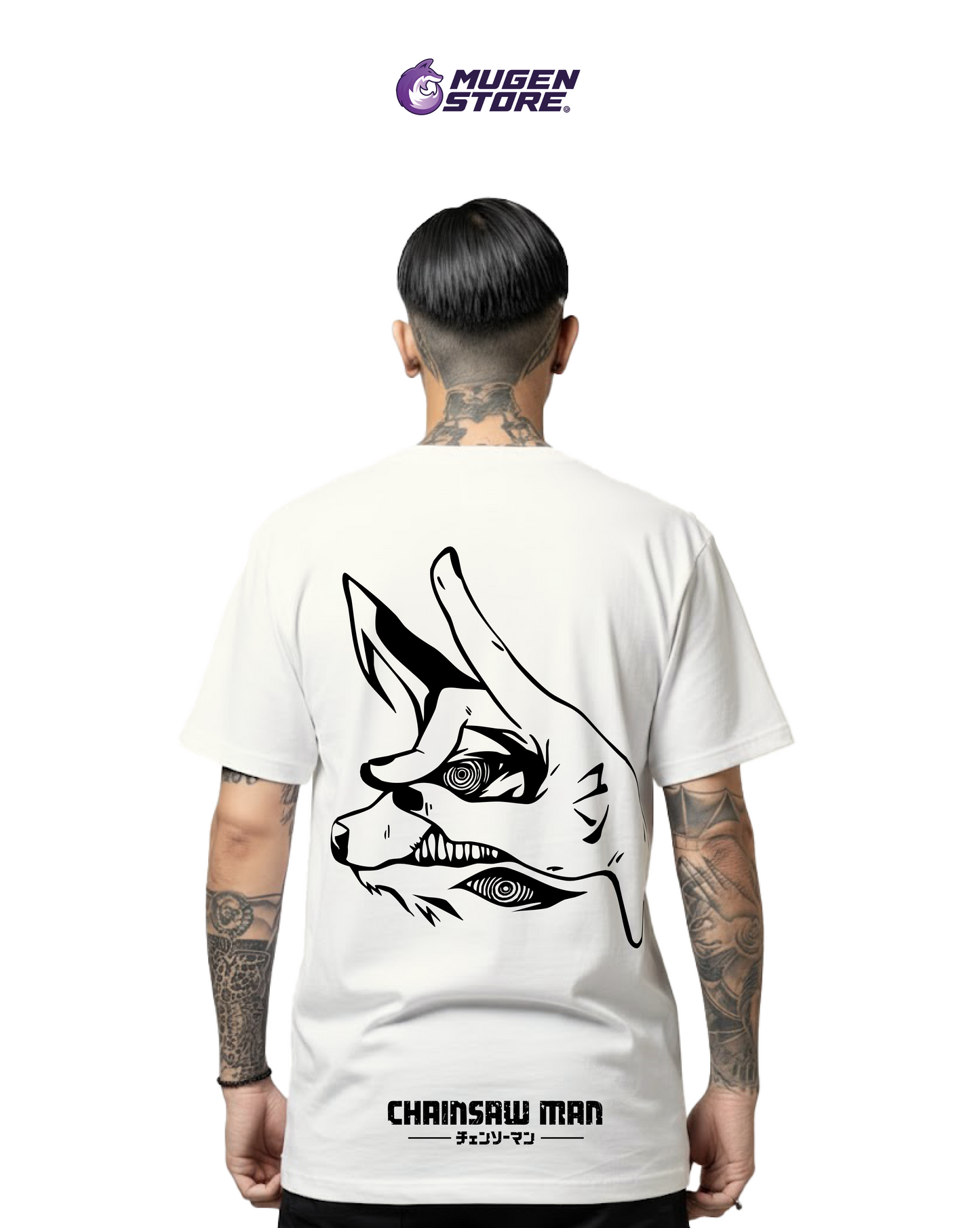 🖐️ Camiseta “Invocación del Zorro” – Chainsaw Man Edition