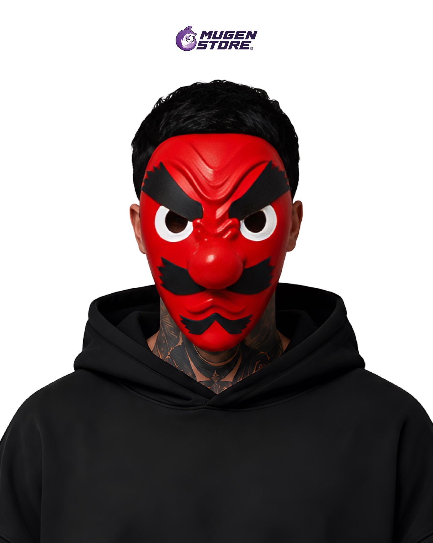 👺 MÁSCARA TENGU JAPONESA